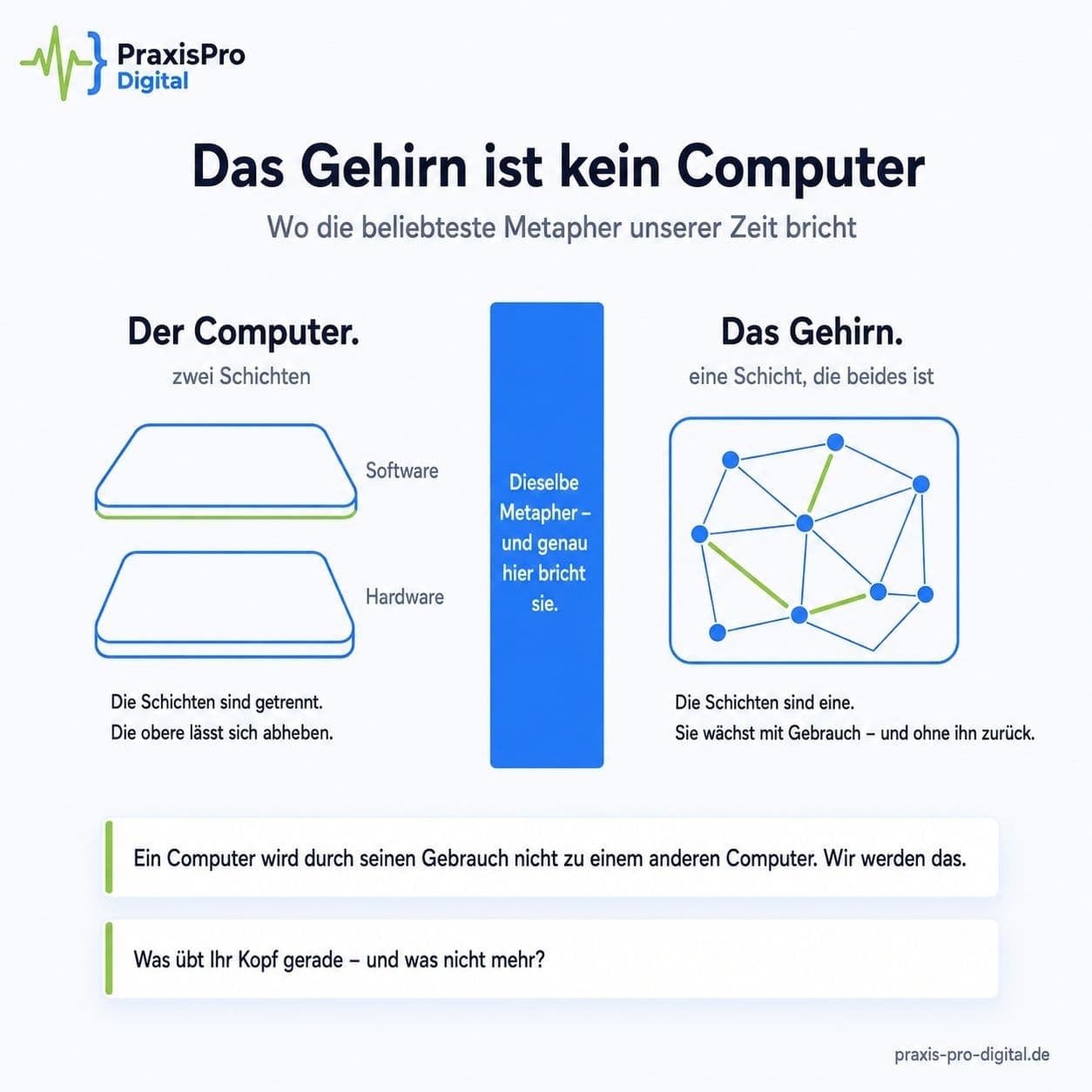 Das Gehirn ist kein Computer