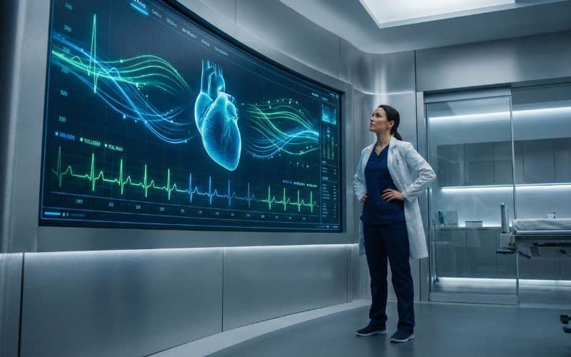 Screenshot der Kardiologie-Demo-Website